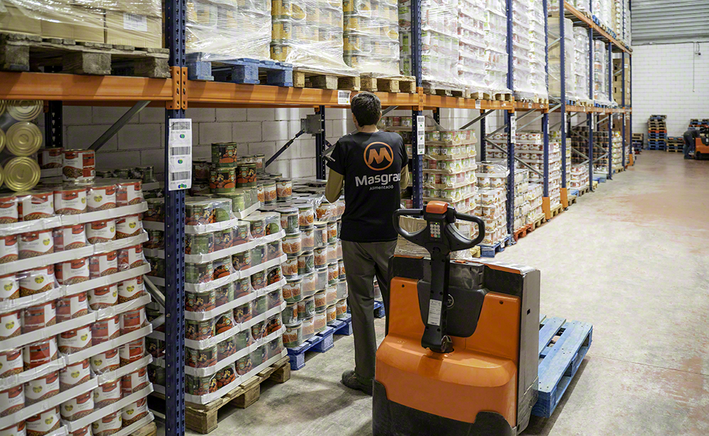 Masgrau Alimentació manages more than 3,000 SKUs in its warehouse